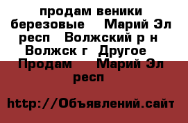 продам веники березовые. - Марий Эл респ., Волжский р-н, Волжск г. Другое » Продам   . Марий Эл респ.